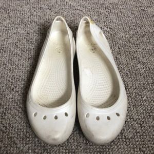 Women’s crocs white size 10